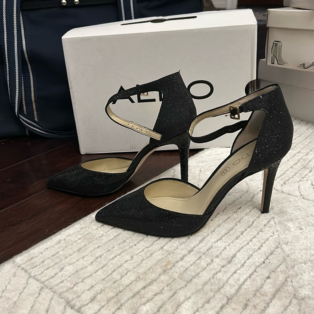black heels